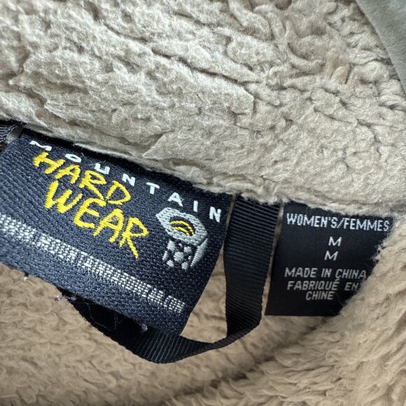 Mountain Hard Wear Women's Jacket Size Medium Full Zip Long Sleeve Brown Fleece - Picture 3 of 11